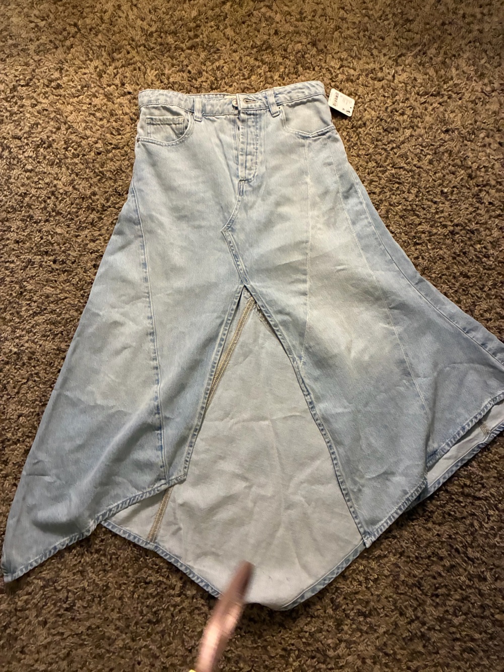 We The Free Light Blue Wide Leg Flare Jeans